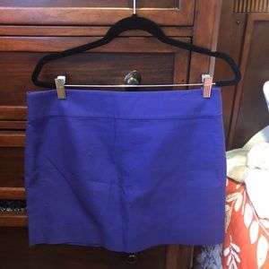 J. Crew Purple Skirt size 10